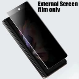 2Pcs Outer Inner Privacy Anti Peeping Spy Screen Protector Cover For Samsung Galaxy Z Fold 2 3 4 5 Soft Hydrogel Films