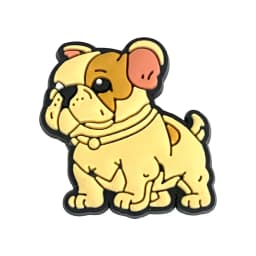 Hot Sales 1Pcs PVC Cute Dog Shoe Charms Animals Pin for Crocs Accessories Sandals Wristband Decorations Boys Girls Party Gifts