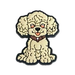 Hot Sales 1Pcs PVC Cute Dog Shoe Charms Animals Pin for Crocs Accessories Sandals Wristband Decorations Boys Girls Party Gifts