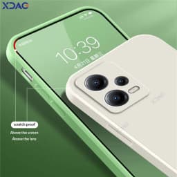 Luxury Double Liner Phone Case for Xiaomi POCO X5 Pro 5G Square Liquid Silicone Back Cover POCOX5 X5Pro 360 Soft Shockproof Bags