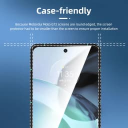 For Motorola Moto G72 Tempered Glass Screen Protector Crystal 9H Protective HD Clear Scratch Resistant