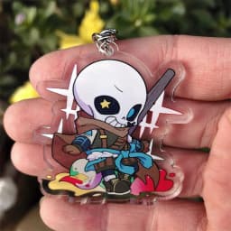 Game UNDERTALE Frisk Sans Flowey Toriel Cosplay Costumes Anime Keychain Accessories Pendant