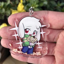 Game UNDERTALE Frisk Sans Flowey Toriel Cosplay Costumes Anime Keychain Accessories Pendant