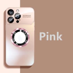 Luxury Titanium Metallic Color Matte Magnetic Case for iPhone 16 15 14 13 12 11 Pro Max Plus Case for Magsafe Wireless Charge