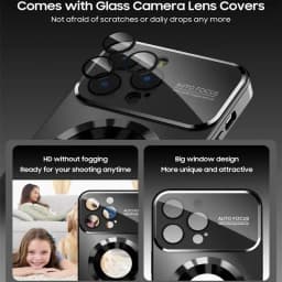 Luxury Titanium Metallic Color Matte Magnetic Case for iPhone 16 15 14 13 12 11 Pro Max Plus Case for Magsafe Wireless Charge