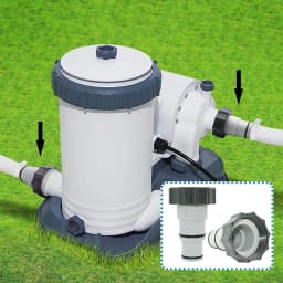 1/2/3/4/5Pcs Swimming Pool Pipe Hose Holder for Intex Threaded Connection Pump Replacement Hose Adapter Above Ground Pool Filter
