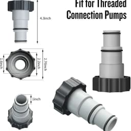 1/2/3/4/5Pcs Swimming Pool Pipe Hose Holder for Intex Threaded Connection Pump Replacement Hose Adapter Above Ground Pool Filter