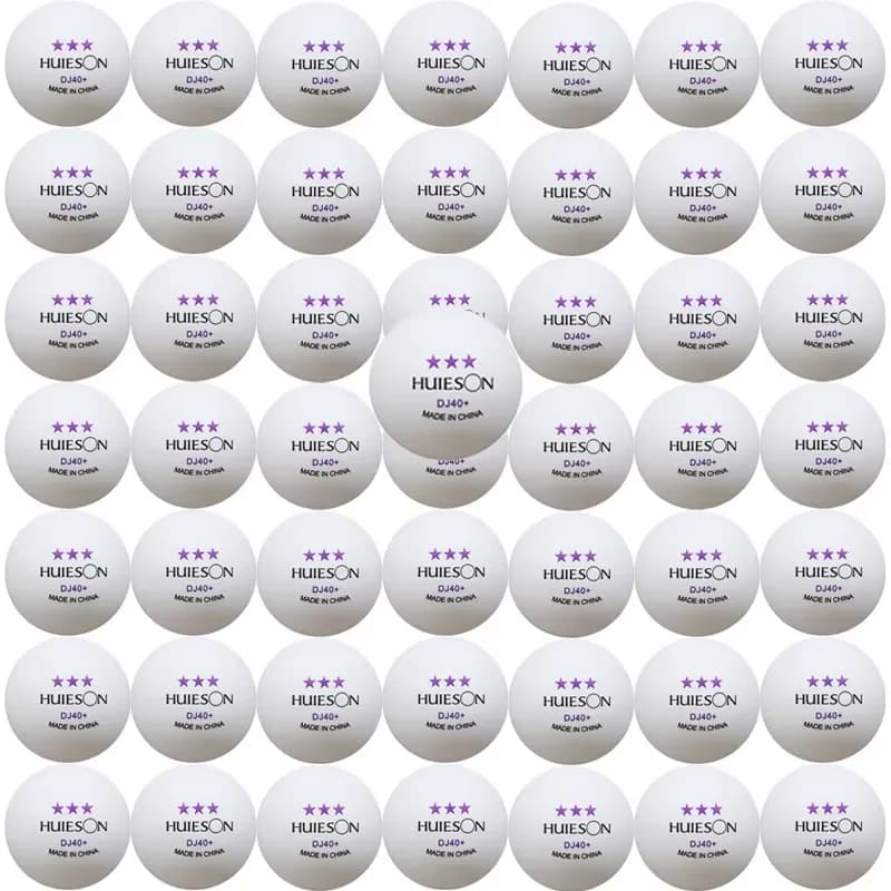 20/50/100pcs Eroswing Huieson 3-Star Table Tennis Balls 40mm+ New Material ABS 2.8g Professional Ping Pong Ball for Training