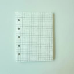 M5 Candy Color 5Holes Loose Leaf Ledger Cover Transparency PVC Notebook Loose leaf Shell Three Fold Mini Notebook