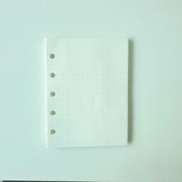 M5 Candy Color 5Holes Loose Leaf Ledger Cover Transparency PVC Notebook Loose leaf Shell Three Fold Mini Notebook