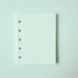 M5 Candy Color 5Holes Loose Leaf Ledger Cover Transparency PVC Notebook Loose leaf Shell Three Fold Mini Notebook