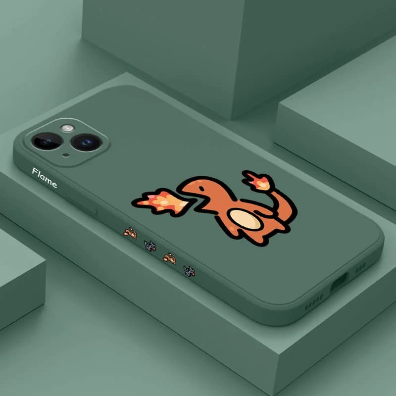 Dinosaur Monster Phone Case For iPhone 17 16 15 14 13 12 11 Plus Pro Max Mini Silicone Cover