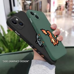 Dinosaur Monster Phone Case For iPhone 17 16 15 14 13 12 11 Plus Pro Max Mini Silicone Cover