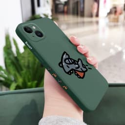 Dinosaur Monster Phone Case For iPhone 17 16 15 14 13 12 11 Plus Pro Max Mini Silicone Cover
