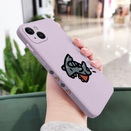 Dinosaur Monster Phone Case For iPhone 17 16 15 14 13 12 11 Plus Pro Max Mini Silicone Cover