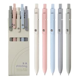 Piloting Morandi Colour Gel Pens Soft Touch Quick Dry Smooth 0.5mm Gel Ink Pen For School Student Writing Stationery Supplies