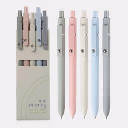 Piloting Morandi Colour Gel Pens Soft Touch Quick Dry Smooth 0.5mm Gel Ink Pen For School Student Writing Stationery Supplies