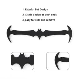 Bat Shape No Tie Shoe laces Silicone Shoelaces Without ties Elastic Laces Sneakers Kids Adult Rubber Shoelace for Shoes 12Pcs