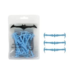Bat Shape No Tie Shoe laces Silicone Shoelaces Without ties Elastic Laces Sneakers Kids Adult Rubber Shoelace for Shoes 12Pcs