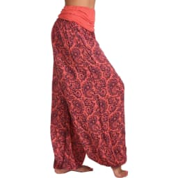 Women's S-5XL size Digital printed long wide leg pants casual pants Harlan pants