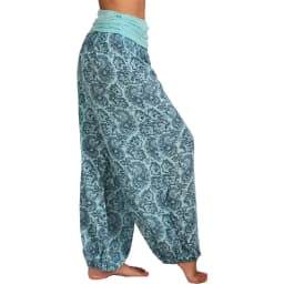 Women's S-5XL size Digital printed long wide leg pants casual pants Harlan pants