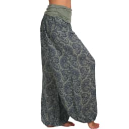 Women's S-5XL size Digital printed long wide leg pants casual pants Harlan pants