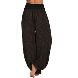 Women's S-5XL size Digital printed long wide leg pants casual pants Harlan pants