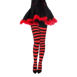 Striped Pantyhose Sweet Cosplay Cotton Long Hosiery Elastic Over Knee Dance Clubwear Stocks Halloween Party