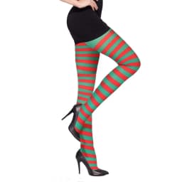 Striped Pantyhose Sweet Cosplay Cotton Long Hosiery Elastic Over Knee Dance Clubwear Stocks Halloween Party