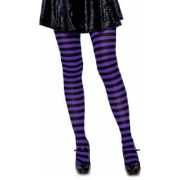 Striped Pantyhose Sweet Cosplay Cotton Long Hosiery Elastic Over Knee Dance Clubwear Stocks Halloween Party