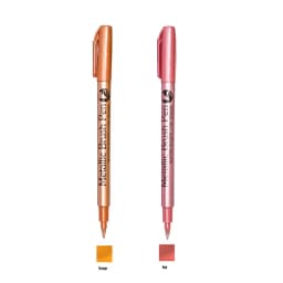Color Metallic Markers Pen Paint Pens for Black Paper, Glass, Rock Painting, Halloween Pumpkin Scrapbook Album