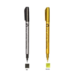 Color Metallic Markers Pen Paint Pens for Black Paper, Glass, Rock Painting, Halloween Pumpkin Scrapbook Album
