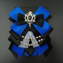 Retro Lolita Pearl Chain Crystal Bow-tie Handmade Jewelry Women's Set Shirt Collar Bow Carat Stick Hand Lamp Concert Accessories