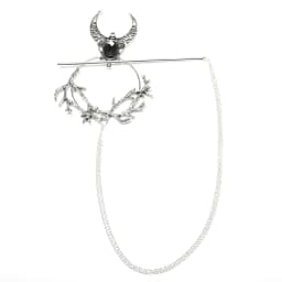 gothic moon branch hair fork vintage hair chopstick hairpins disk stick hairclip witch Viking women jewelry accessories gifts