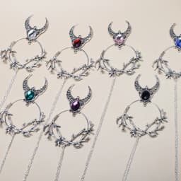 gothic moon branch hair fork vintage hair chopstick hairpins disk stick hairclip witch Viking women jewelry accessories gifts