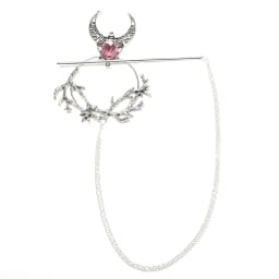 gothic moon branch hair fork vintage hair chopstick hairpins disk stick hairclip witch Viking women jewelry accessories gifts