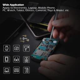 Precision Screwdriver Set 25 in 1 Phillips Torx Hexagonal Flat Head Magnetic Screwdriver Head for iPhone PC Watch Camera Glasses