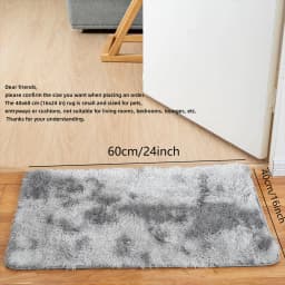VIKAMA Tie-Dye Plush Carpet Living Room Decoration Soft Fluffy Home Mat Children's Room Baby Crawling Non-Slip Blanket