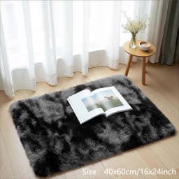 VIKAMA Tie-Dye Plush Carpet Living Room Decoration Soft Fluffy Home Mat Children's Room Baby Crawling Non-Slip Blanket