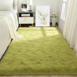 VIKAMA Tie-Dye Plush Carpet Living Room Decoration Soft Fluffy Home Mat Children's Room Baby Crawling Non-Slip Blanket