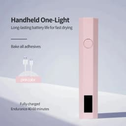 YIKOOLIN Convenient Rechargeable Nail Dryer UV LED Handheld Lamp Fast Curing All Gel Polish Mini Manicure Tool USB Portable Ligh