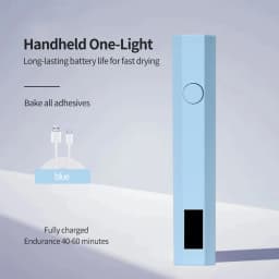 YIKOOLIN Convenient Rechargeable Nail Dryer UV LED Handheld Lamp Fast Curing All Gel Polish Mini Manicure Tool USB Portable Ligh