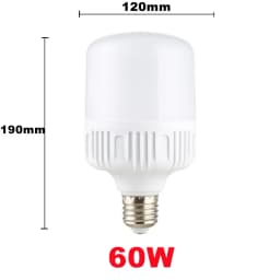 100W E27 LED Screw Mouth Light 220V High Brightness Light Bulb White Light Eye Protection Non Flickering High Heat Dissipation