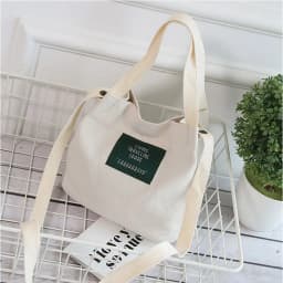 Women Shoulder Bags Letter Handbags Casual Buckle Tote Canvas Crossbody Bag Cute Shopping Bag For Ladies