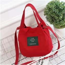 Women Shoulder Bags Letter Handbags Casual Buckle Tote Canvas Crossbody Bag Cute Shopping Bag For Ladies