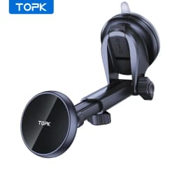 TOPK Fits MagSafe Car Mount for Universal Dashboard, Magnetic Phone Holder for Car,Super Stable Car Mount for iPhone &All Phones