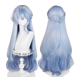 Anime Robin Cosplay Wig 96cm Long Blue Mixed Color Gradient Wigs Honkai Star Rail Wig Heat Resistant Synthetic Hair