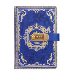 A 5 retro password diary lock thickened luxury creative hand book student diary stationery supplies