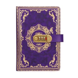 A 5 retro password diary lock thickened luxury creative hand book student diary stationery supplies