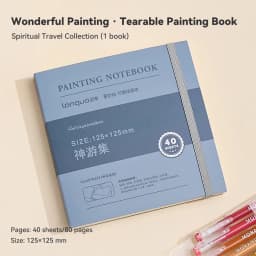 40sheets Mini Drawing Notebook Tearable Sketchbook Handbook 250G Thickened Paper Multiple Size Watercolor Graffiti Painting Book